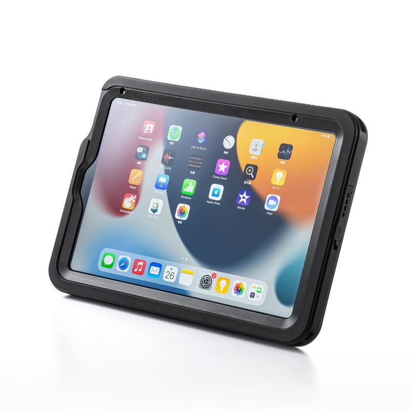 訳あり新品 iPad mini 耐衝撃防水ケース IP68準拠 防水 防塵ケース 簡易ストラップ付き PDA-IPAD1816 サンワサプライ 外装に傷・汚れあり｜esupply｜08