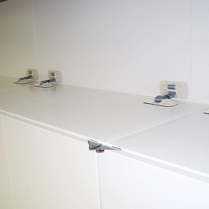 訳あり新品 耐震ベルト 転倒防止 1個入り 接着パッド付き ネコポス対応 QL-E91 サンワサプライ 外装に傷・汚れあり | SANWA SUPPLY | 02