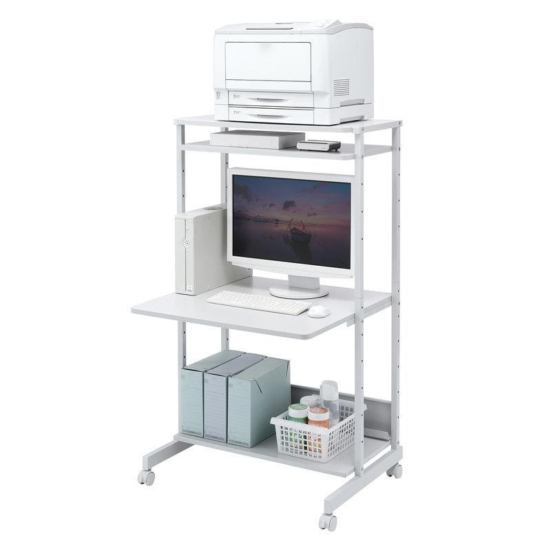 訳あり新品 パソコンラック W800×D700×H1400mm RAC-EC13N2 サンワサプライ 外装に傷・汚れあり_1