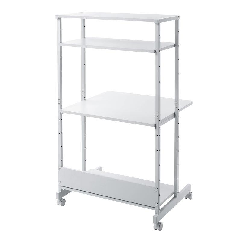 訳あり新品 パソコンラック W800×D700×H1400mm RAC-EC13N2 サンワサプライ 外装に傷・汚れあり_10