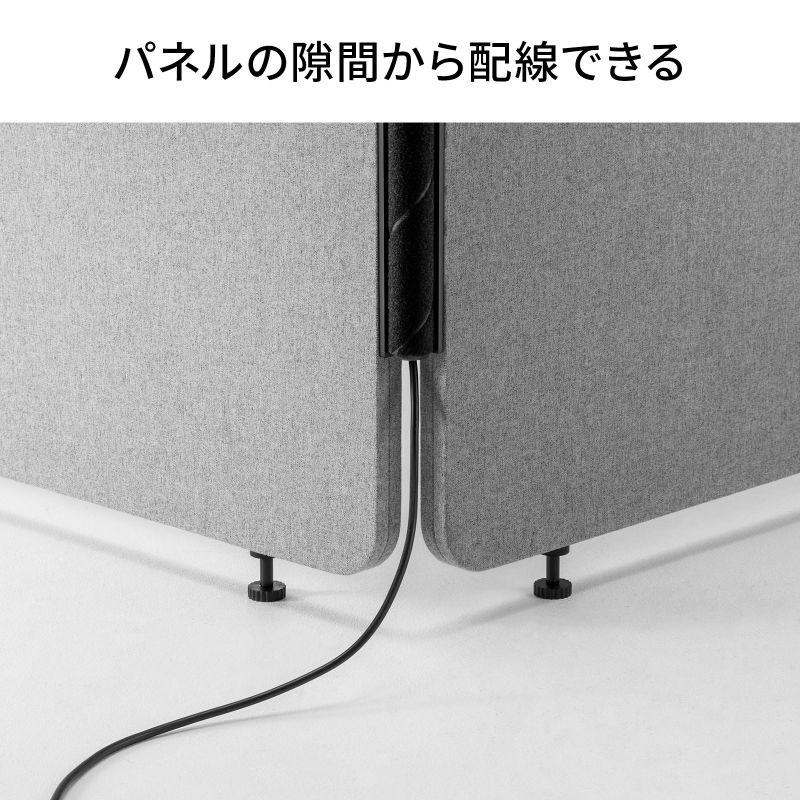 訳あり新品 簡易集中ブース用増結パネル SPT-PB005GY用 幅90cm 代引き不可 個人様宅への配送不可 SPT-PB005PNGY サンワサプライ 外装に傷・汚れあり｜esupply｜07