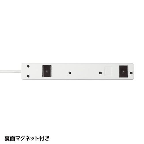 SANWA SUPPLY（サンワサプライ） 訳あり新品 電源タップ 3P 6個口 2.5m