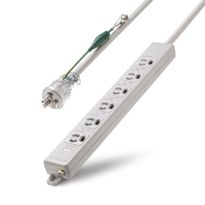 訳あり新品 電源タップ マグネット固定 防雨型プラグ 延長コード 2P&3P両対応 ポッキンプラグ付 TAP-PP36-5 サンワサプライ 外装に傷・汚れあり_13
