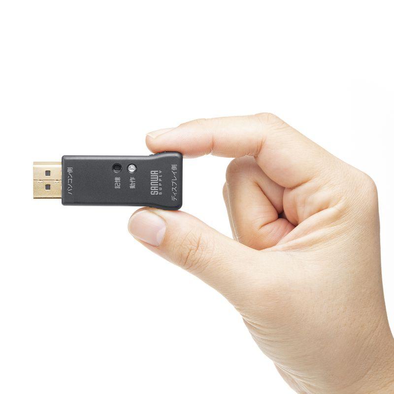 訳あり新品 EDID保持器 Displayport ディスプレイ 学習 パソコン デバイス 4K/120Hz 8K対応 HDCP2.2 映像機器 VGA-EDID2 サンワサプライ 外装に傷・汚れありの画像