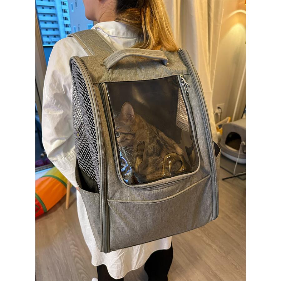 イーサプライ（e-supply） 在庫限り ペットキャリーバッグ リュック 犬