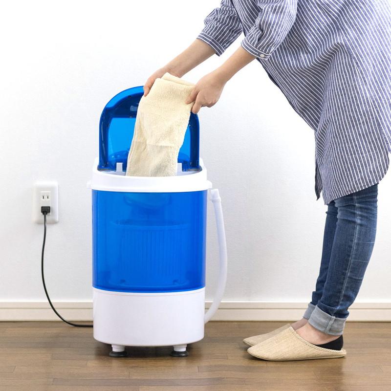 ミニ洗濯機 脱水 2kg 一人暮らし 介護用 赤ちゃん衣類 靴 スニーカー タオル 小型洗濯機 EEX-CD018|esupply|13