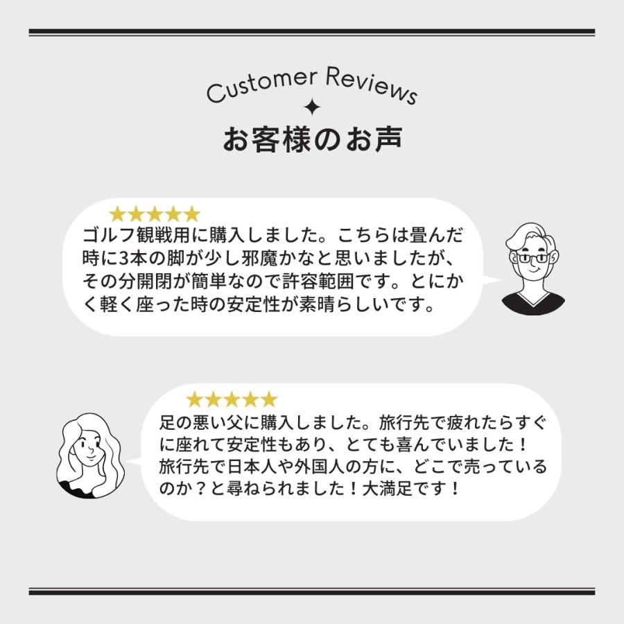 イーサプライ（e-supply） ステッキチェア 軽量 折畳み式 三脚 便利