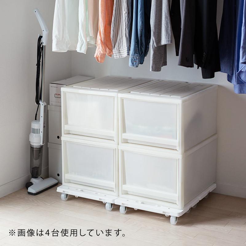 平台車 2台セット 小型 連結 積み重ね 耐荷重100kg プラスチック製 軽量 キャスター付き 家庭用 運搬 園芸 ホワイト おしゃれ EEX-CT07WHX2|esupply|11