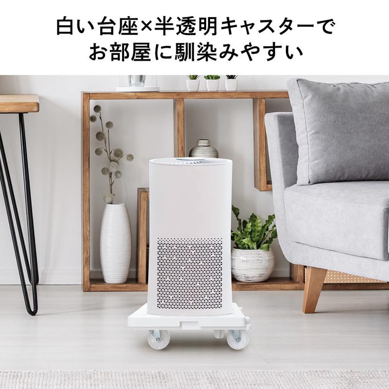 平台車 2台セット 小型 連結 積み重ね 耐荷重100kg プラスチック製 軽量 キャスター付き 家庭用 運搬 園芸 ホワイト おしゃれ EEX-CT07WHX2|esupply|05
