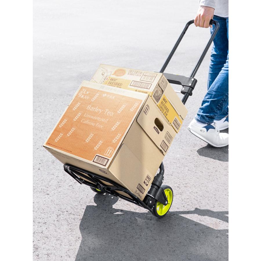 イーサプライ（e-supply） キャリーカート 荷物運搬 折りたたみ 軽量 2