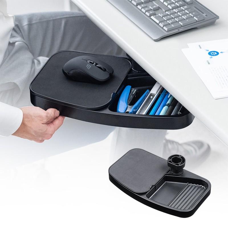 マウステーブル マウスパッド 回転 収納 ネジ取り付け スライド 引き出し 小物 Eex Desa03 イーサプライ Paypayモール店 通販 Paypayモール
