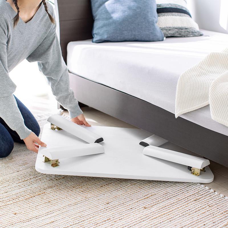 折りたたみテーブル センターテーブル 木目調 ローテーブル 座卓 リビング 完成品 組立不要 おしゃれ 角丸 一人暮らし 新生活 EEX-DK07 | イーサプライ | 16