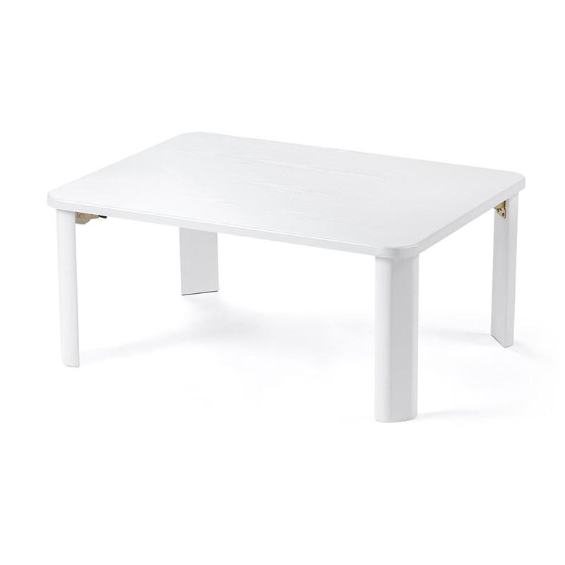 折りたたみテーブル センターテーブル 木目調 ローテーブル 座卓 リビング 完成品 組立不要 おしゃれ 角丸 一人暮らし 新生活 EEX-DK07 | イーサプライ | 23