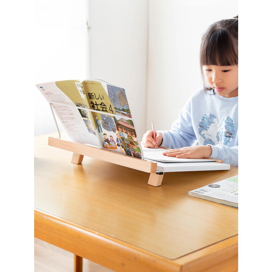 傾斜台 幅50cm ブックスタンド付き ライティングボード 学習台 勉強 絵描き 斜め 机 EEX-DK17 | イーサプライ | 10