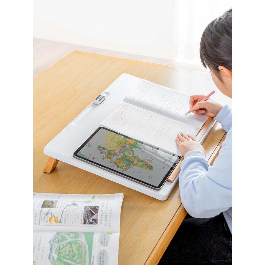 イーサプライ（e-supply） 傾斜台 幅56cm ライティングボード 学習台
