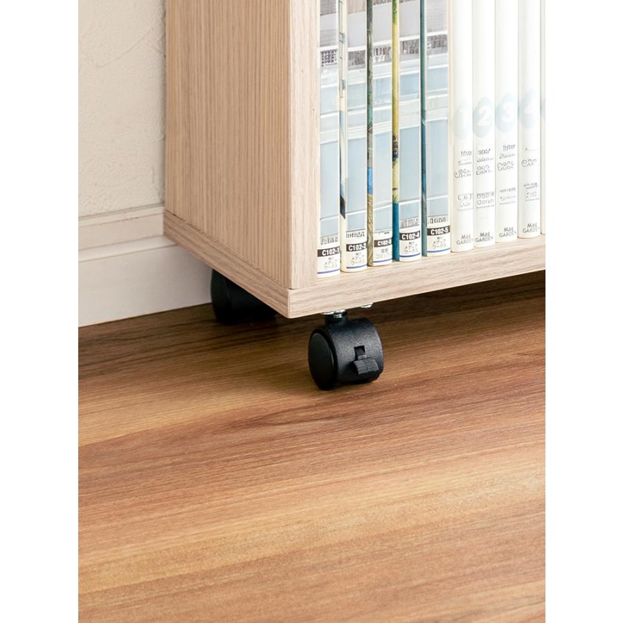 イーサプライ（e-supply） 隙間収納 15cm メディアラック キャスター