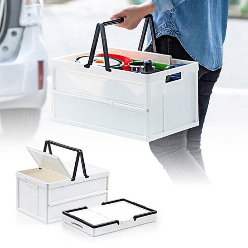 12個セット　オリコン　軽量薄型　折りたたみコンテナ　ケース　ブラック サンワダイレクト本店 サンワサプライ【オフィス・PC周辺通販】