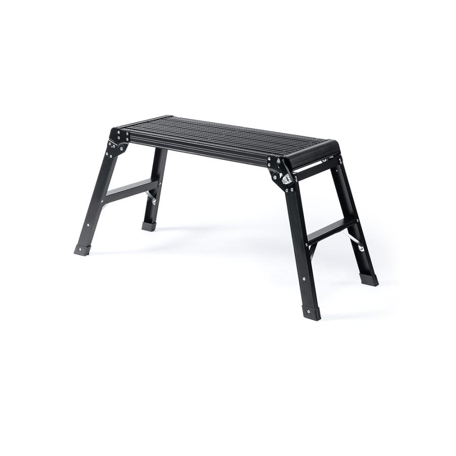 イーサプライ（e-supply） 予約 足場台 脚立 軽量 76cm 幅広 ワイド
