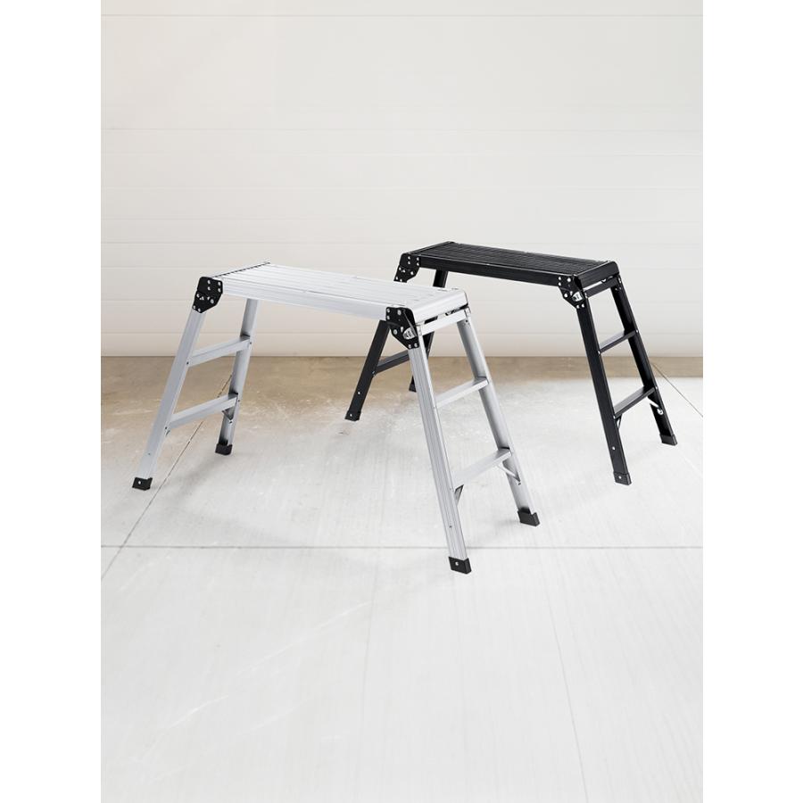イーサプライ（e-supply） 予約 足場台 脚立 76cm 幅広 ワイド 洗車
