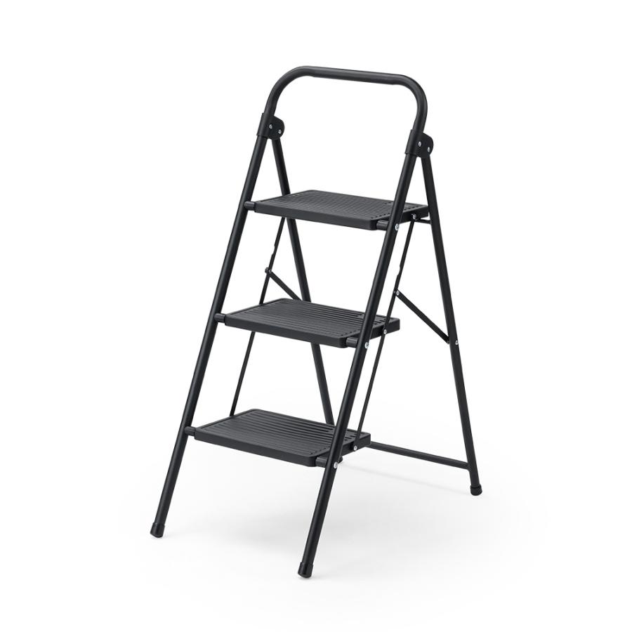 イーサプライ（e-supply） 脚立 3段 軽量 スリム はしご 踏み台
