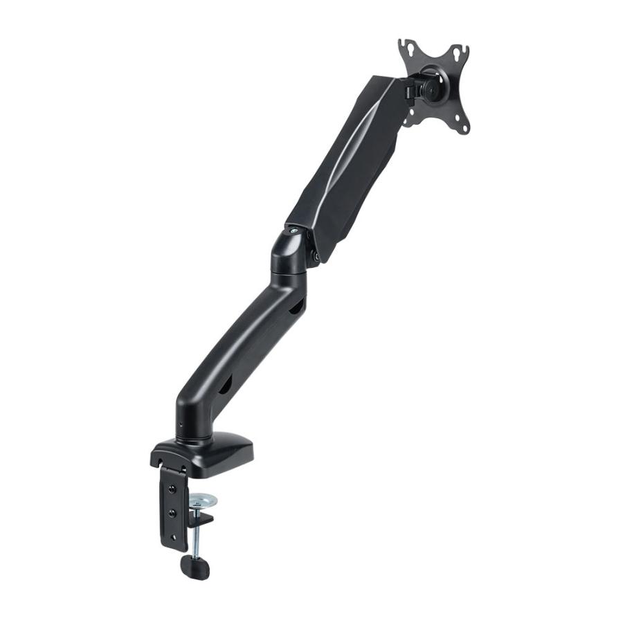 モニターアーム 32インチ 1画面 スプリング式 上下 左右 フリー可動 水平 垂直 クランプ式 グロメット式 VESA ディスプレイ EEX-LA015 | イーサプライ | 18