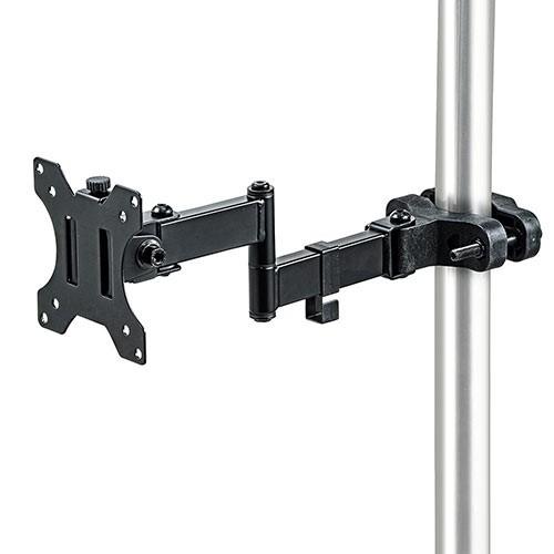 イーサプライ（e-supply） モニターアーム ポール取付 支柱 32インチ