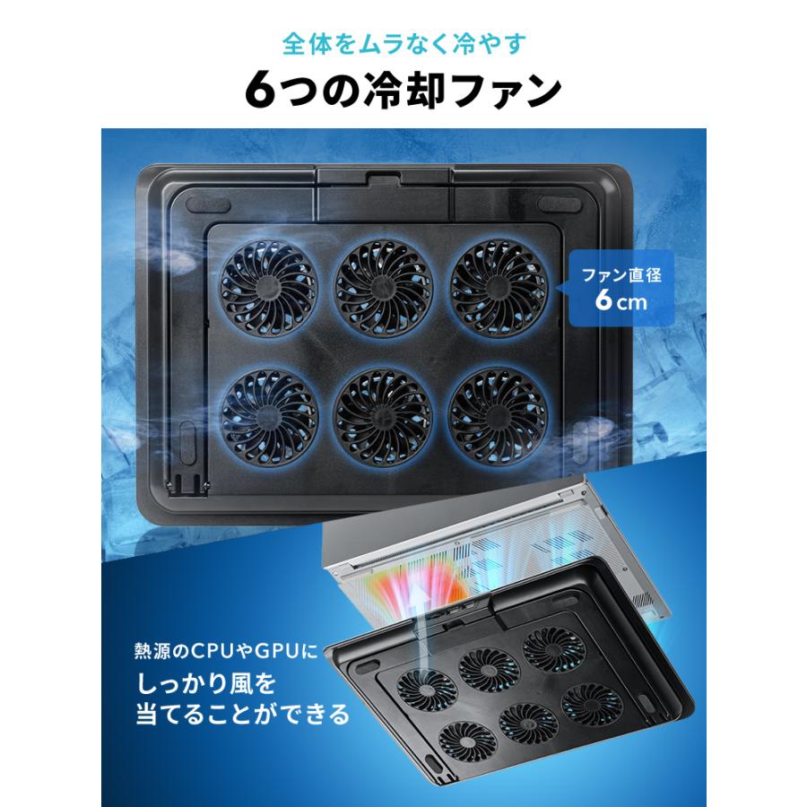 イーサプライ（e-supply） ノートパソコンクーラー アルミ パソコン