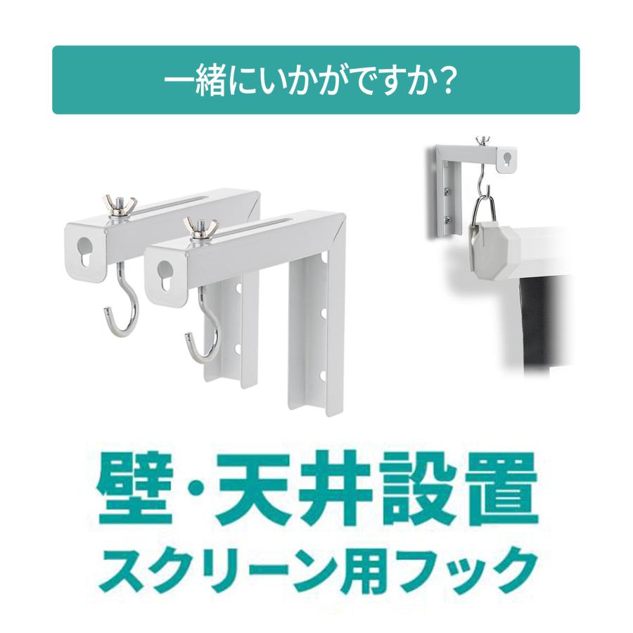 イーサプライ プロジェクタースクリーン 吊り下げ 100インチ イーサプライ プロジェクタースクリーン 吊り下げ 100インチ
