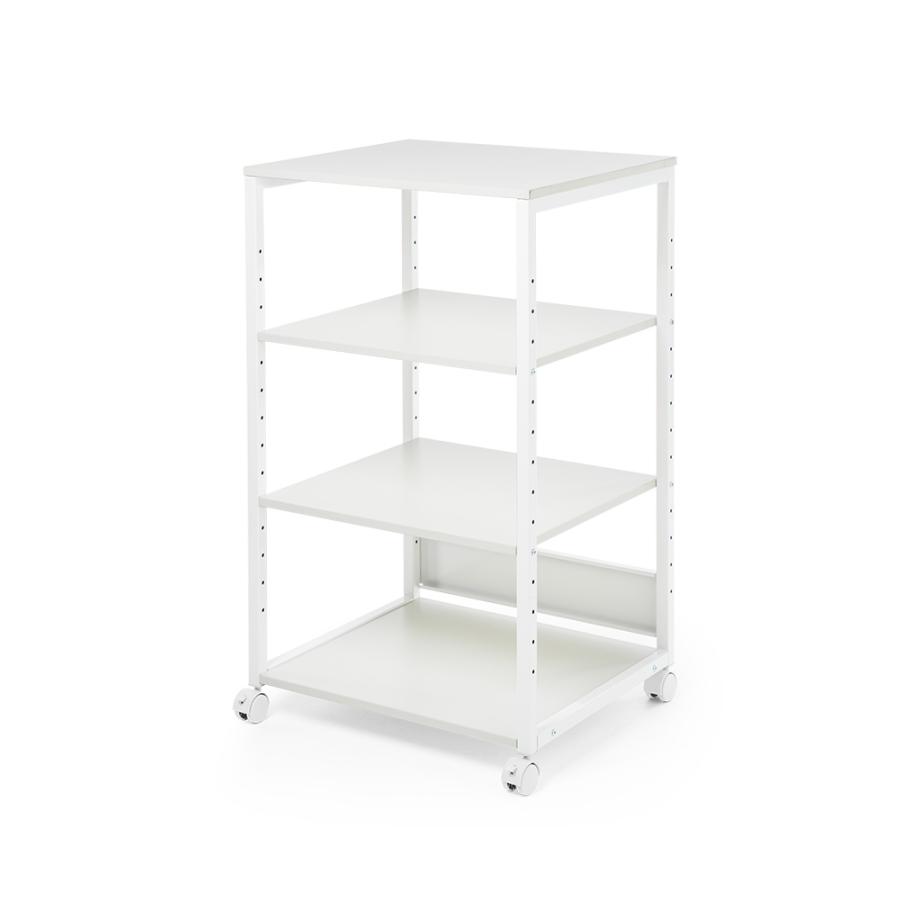 イーサプライ（e-supply） プリンター台 4段 プリンタラック