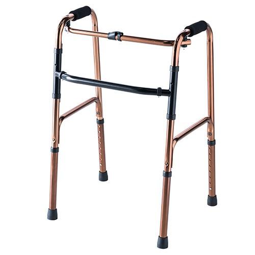 イーサプライ（e-supply） 介護用歩行器 交互式 固定式 アルミ 軽量