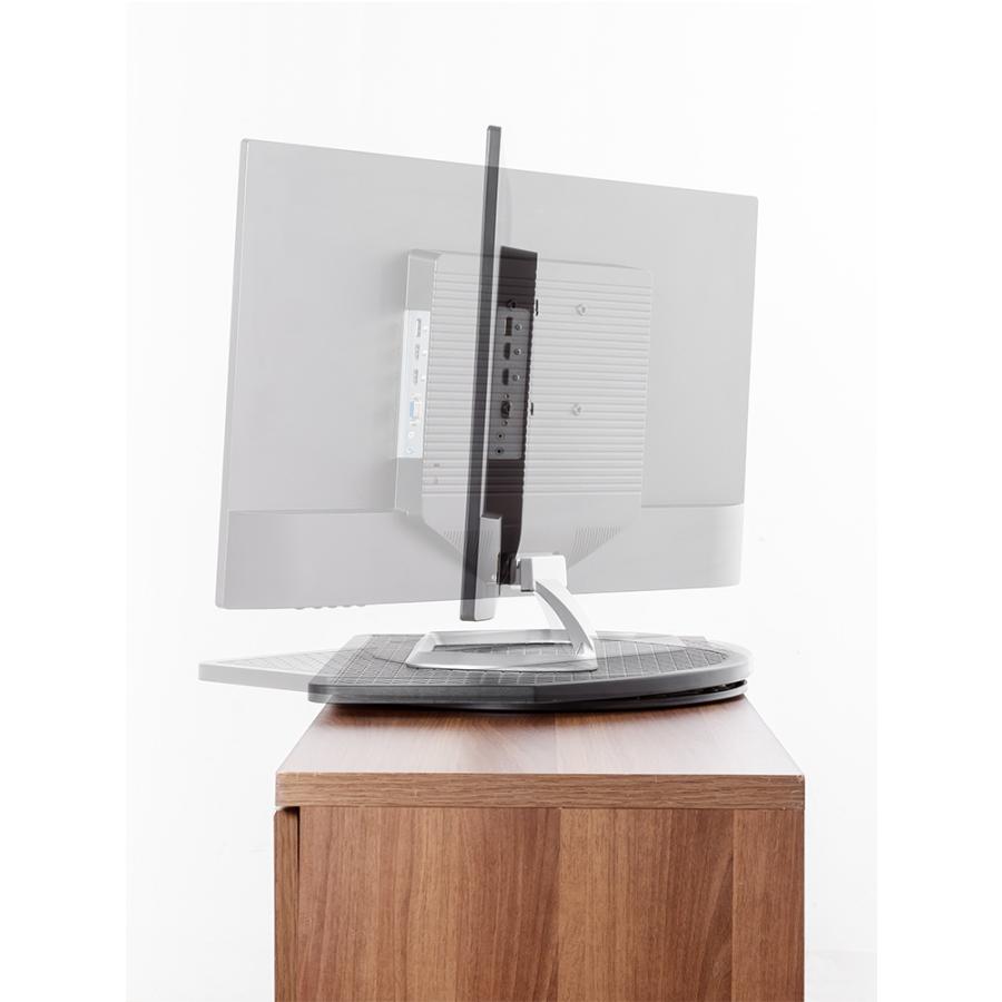 イーサプライ テレビ回転台 TV 回転台 液晶ディスプレイ パソコン 360