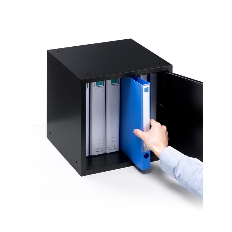 イーサプライ（e-supply） セキュリティボックス 小型 鍵 A4 書類