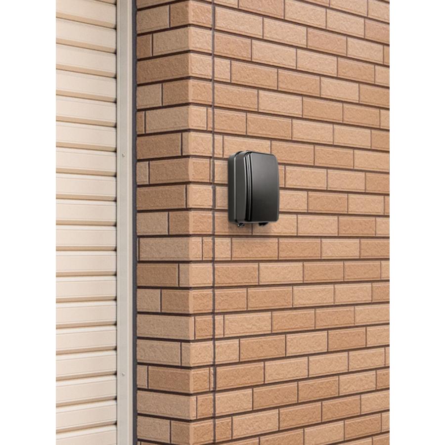 イーサプライ（e-supply） キーボックス 屋外 ダイヤル式 壁掛け 暗証