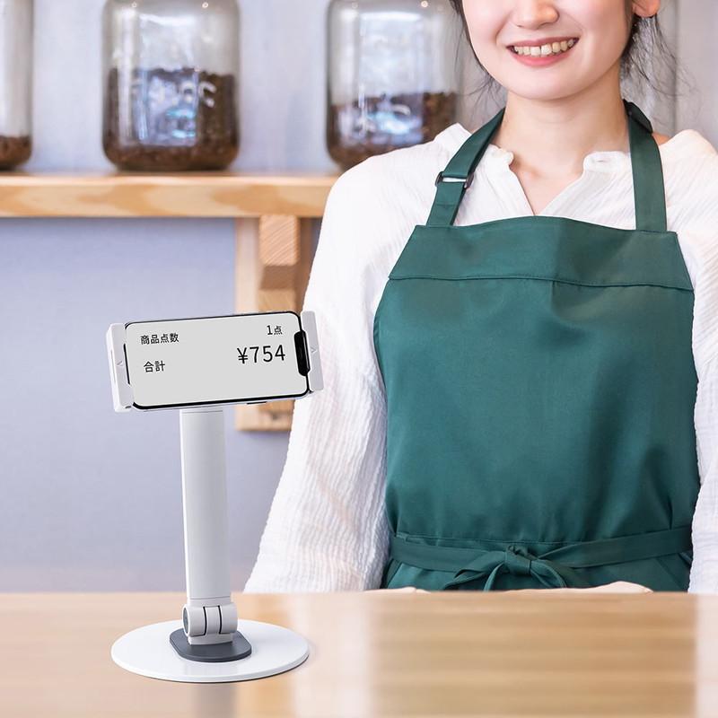 大処分セール タブレットスタンド 2関節タイプ iPad モバイルモニター スマホ アーム 折りたたみ 角度調整 回転 テレワーク おしゃれ EEX-TABS05|esupply|12