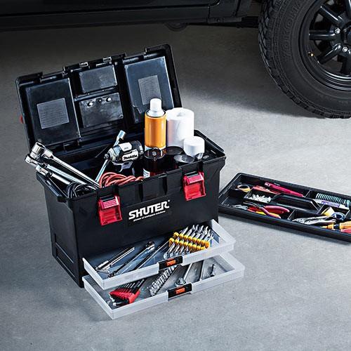 イーサプライ 工具箱 ツールボックス 大型 27L 収納 小物収納 イーサプライ 工具箱 ツールボックス 大型 27L 収納 小物収納