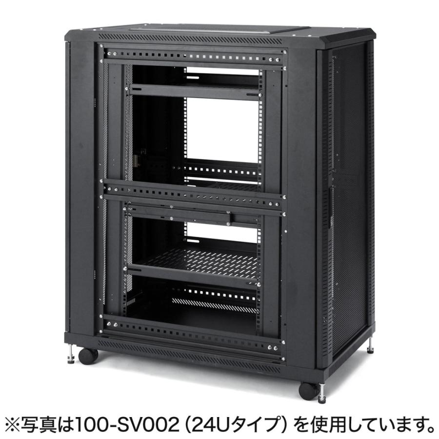サーバーラック用部品 すべてセット 19インチ36U SANWA SUPPLY（サンワサプライ） サーバーラック 19インチ 大型 36U