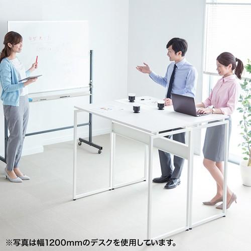 スタンディングデスク 幅100cm スタンディングテーブル ミーティングテーブル オフィスワークテーブル 立ち作業 EHD-ST10050W サンワサプライ_9