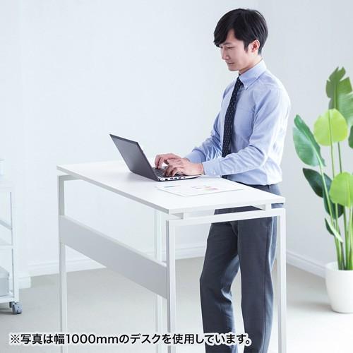 スタンディングデスク 幅120cm スタンディングテーブル ミーティングテーブル オフィスワークテーブル 立ち作業 EHD-ST12050W サンワサプライ|esupply|11