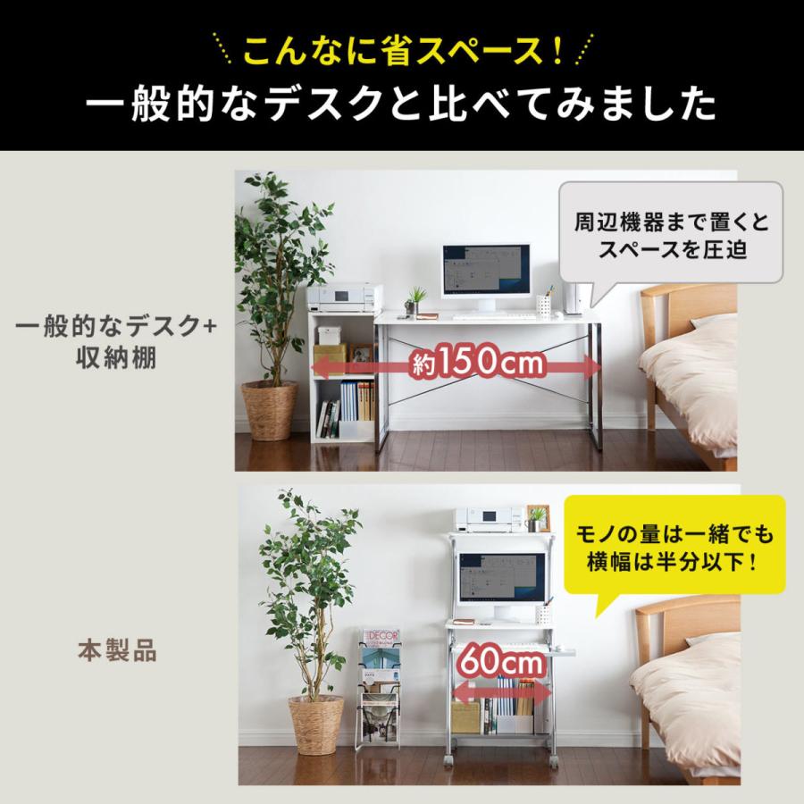 SANWA SUPPLY（サンワサプライ） パソコンデスク ラック スタンダード