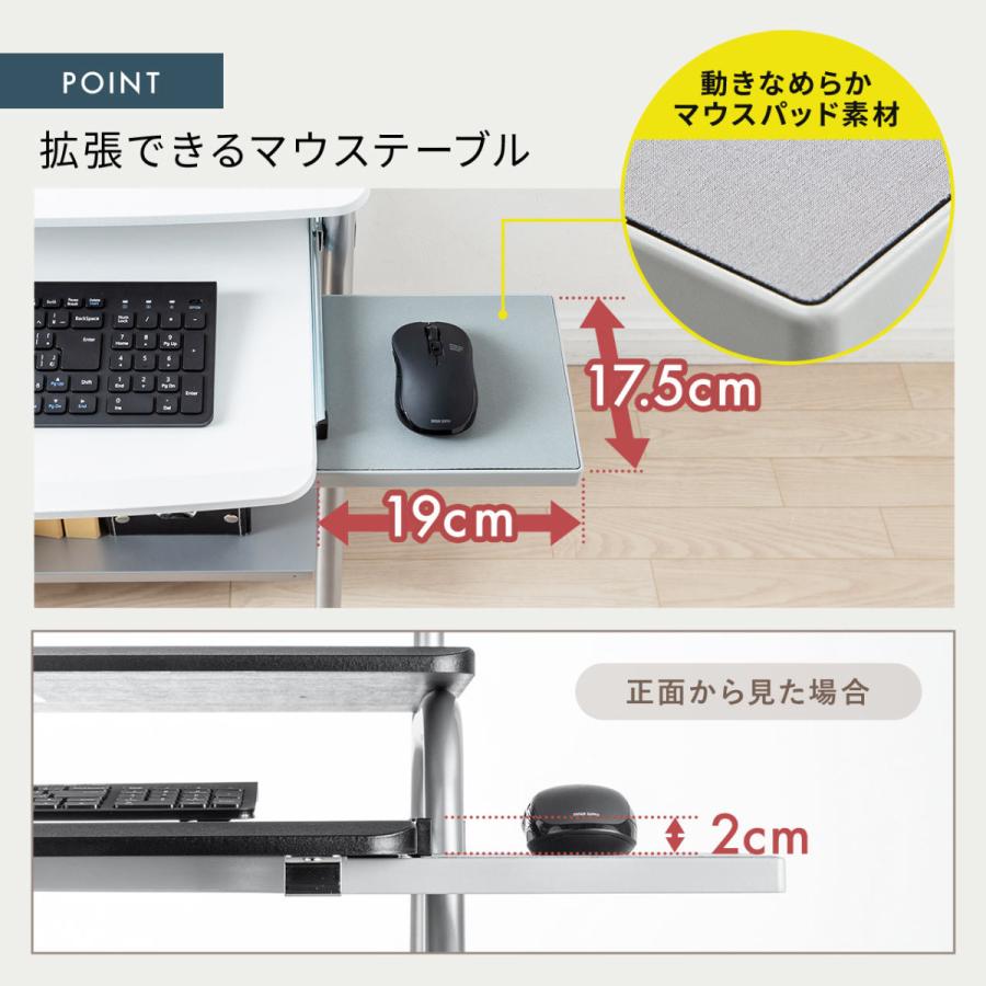 SANWA SUPPLY（サンワサプライ） パソコンデスク ラック スタンダード