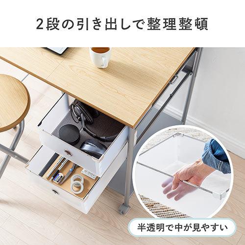 SANWA SUPPLY（サンワサプライ） 折りたたみデスク 折りたたみイス付