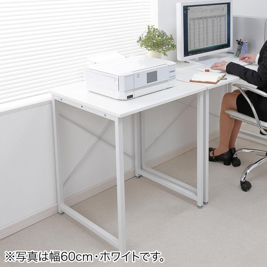 パソコンデスク 平机 幅70cm 奥行60cm 高さ70cm ワークデスク シンプル フリーアドレス ホワイト EZ1-DESKF011｜esupply｜19