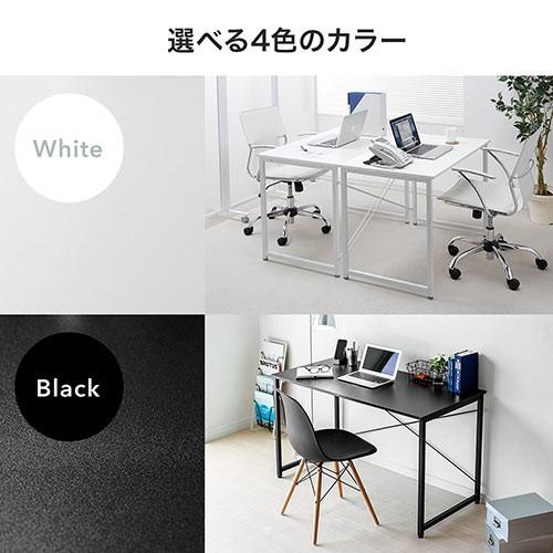 パソコンデスク 平机 幅70cm 奥行60cm 高さ70cm ワークデスク シンプル フリーアドレス ブラウン EZ1-DESKF011BR｜esupply｜05