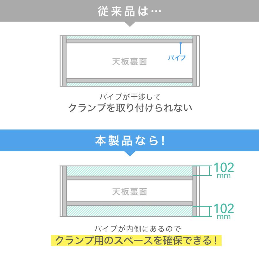 パソコンデスク 幅140cm 奥行45cm ワークデスク シンプルデスク 木製 ホワイト 平机 作業台 EZ1-DESKF018｜esupply｜09