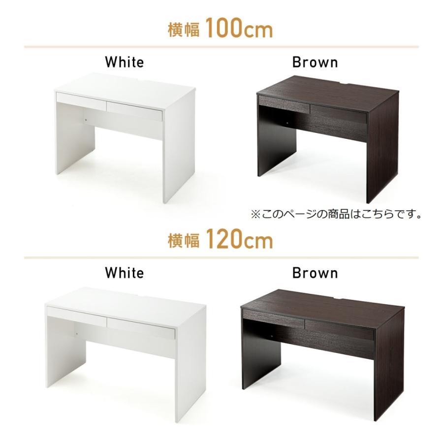 デスク ブラウン 幅100×奥行54×高さ72cm 組立品 SANWA SUPPLY パソコンデスク 木製 ワークデスク 幅100cm 奥行60cm 高