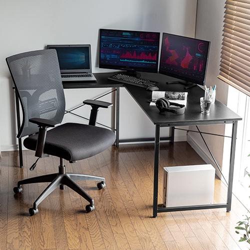 SANWA SUPPLY（サンワサプライ） パソコンデスク L字型 l字 コーナー