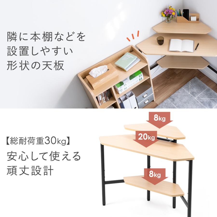 SANWA SUPPLY（サンワサプライ） コーナーデスク 角デスク コンパクト