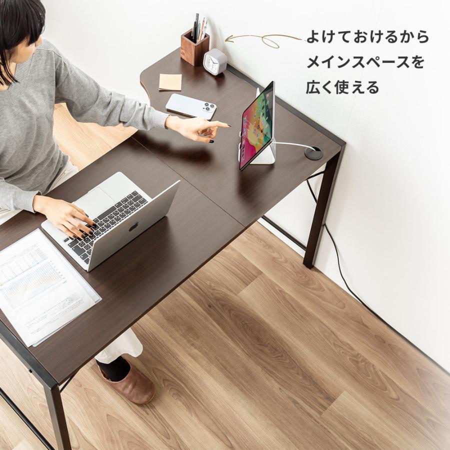 SANWA SUPPLY L字デスク パソコンデスク PCデスク クランプ対応