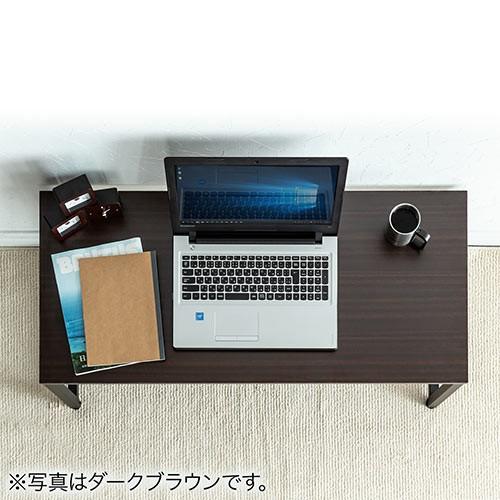 パソコンデスク ローデスク ローテーブル 幅100cm 奥行45cm 高さ38cm 白天板 ホワイト EZ1-DESKL004W｜esupply｜06