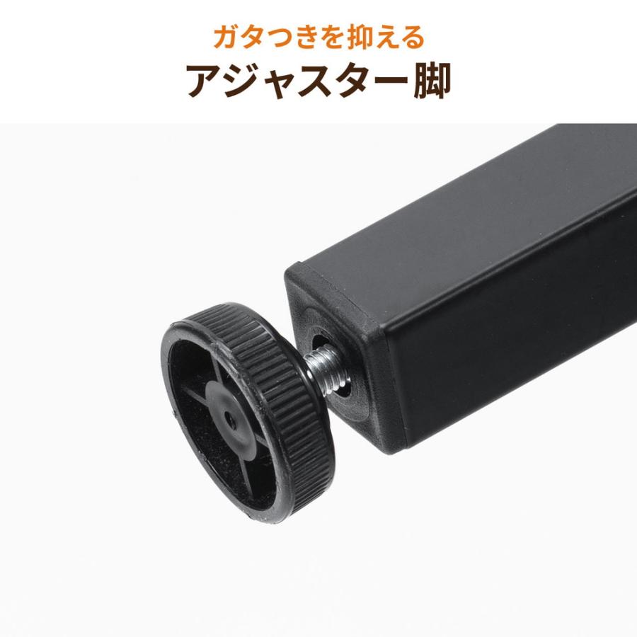 ローデスク ローテーブル 高さ調整 5段階調整 幅120cm 奥行60cm タップ受け パソコンデスク パソコンテーブル ゲーミング EZ1-DESKL017_13